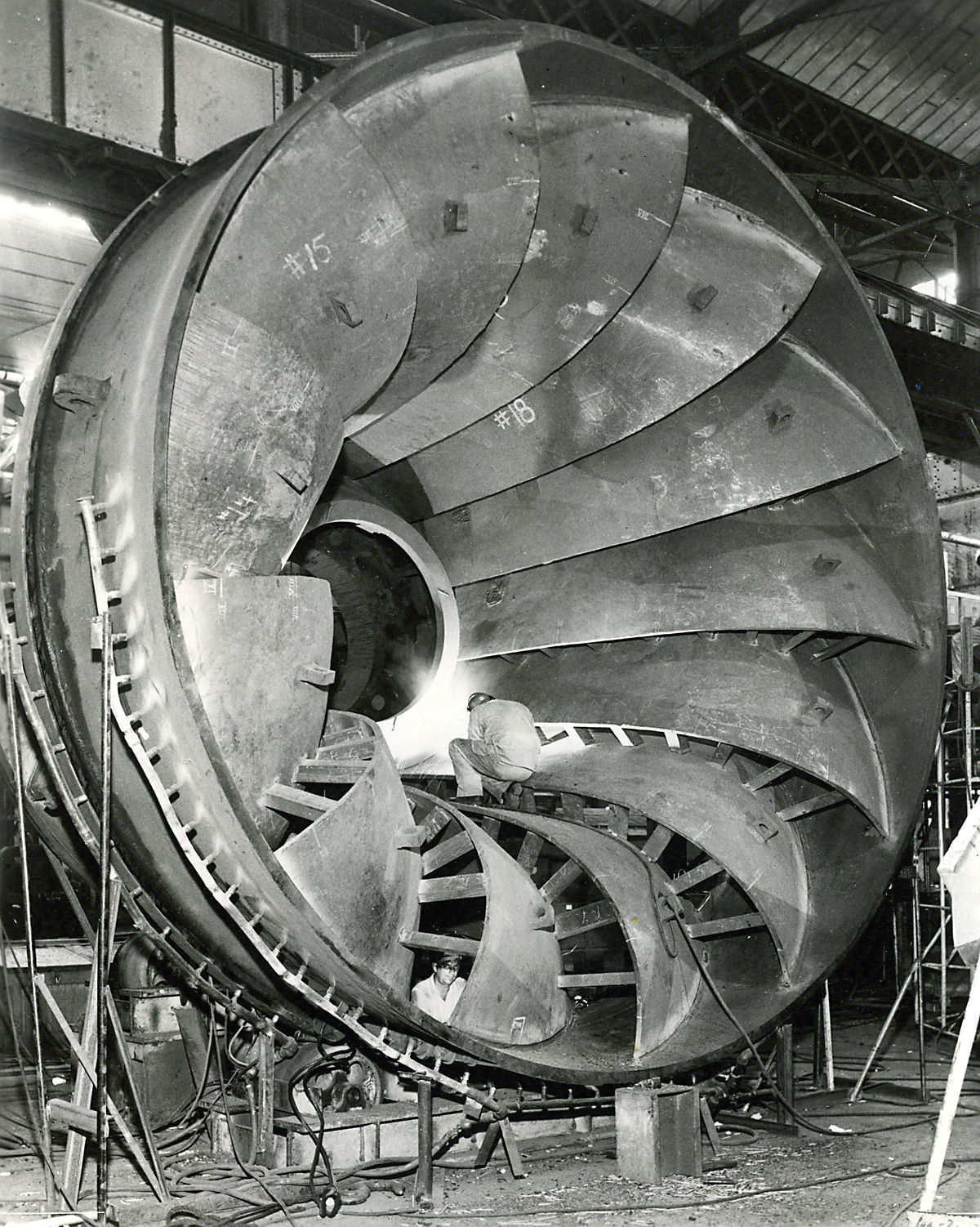 Turbine runner July 2, 1962.